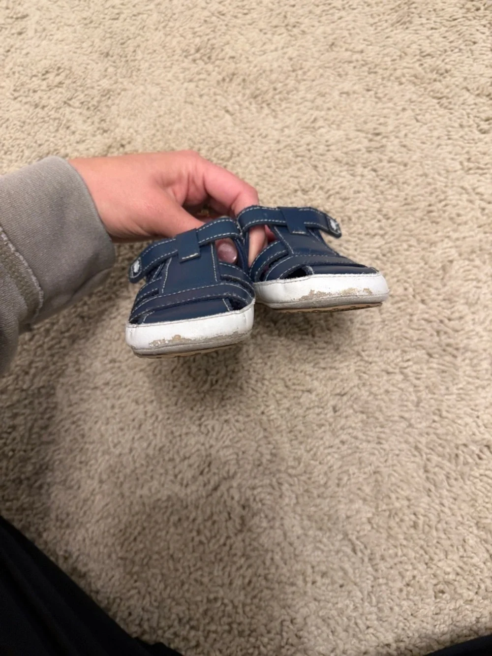 Toddler Navy Blue Sandal Sneakers - Kids Shoes